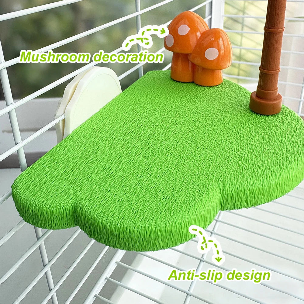 Palm Tree Bird Perch Stand with Foraging Balls | Bon Bon Bird Toys