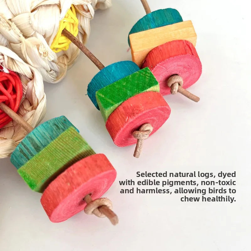 Multi-Texture Shredding Rope Toy for Birds | Bon Bon Bird Toys