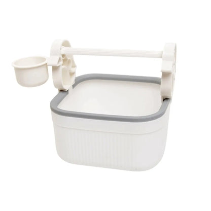 Bird Potty Training Perch with Food Bowl | Bon Bon Bird Toys
