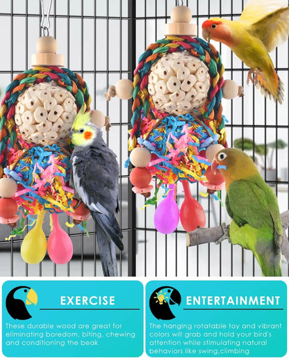 Bird Shredder Doll Toy | Bon Bon Bird Toys