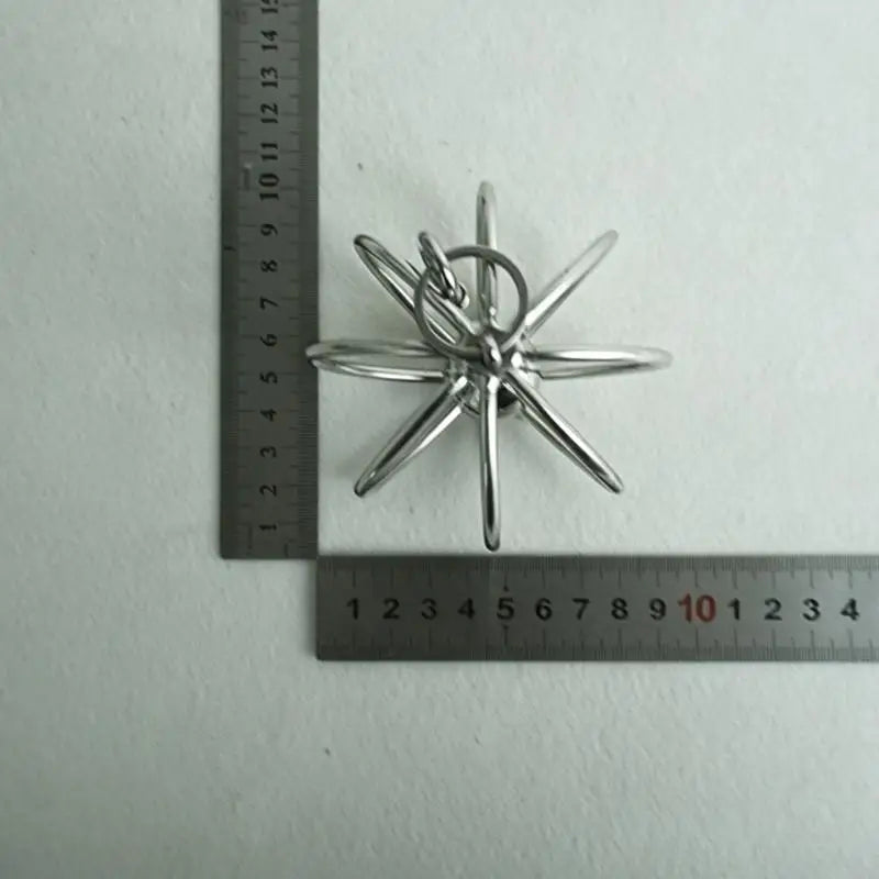 Stainless Steel Wire Ball Rattle Toy for Parrots