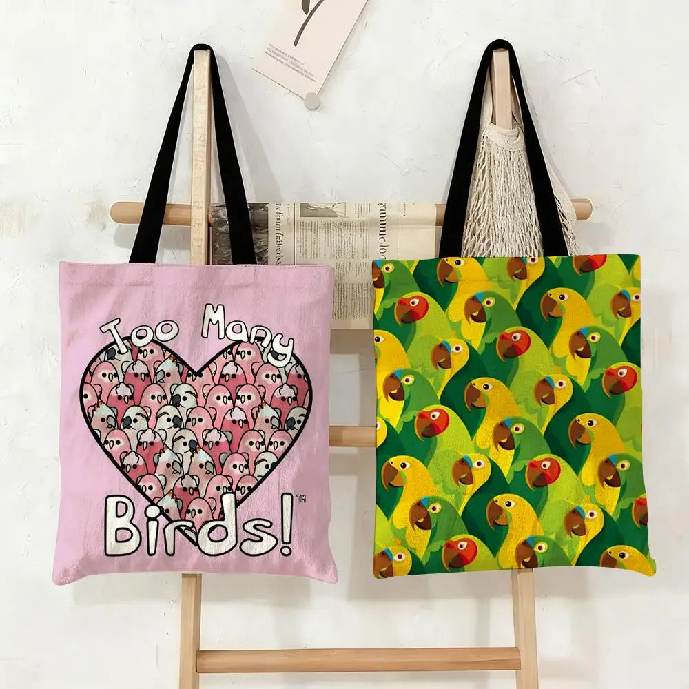 Cockatiel Canvas Tote Bag | Bon Bon Bird Toys