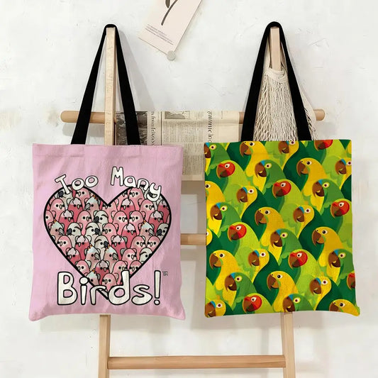 Cockatiel Canvas Tote Bag | Bon Bon Bird Toys