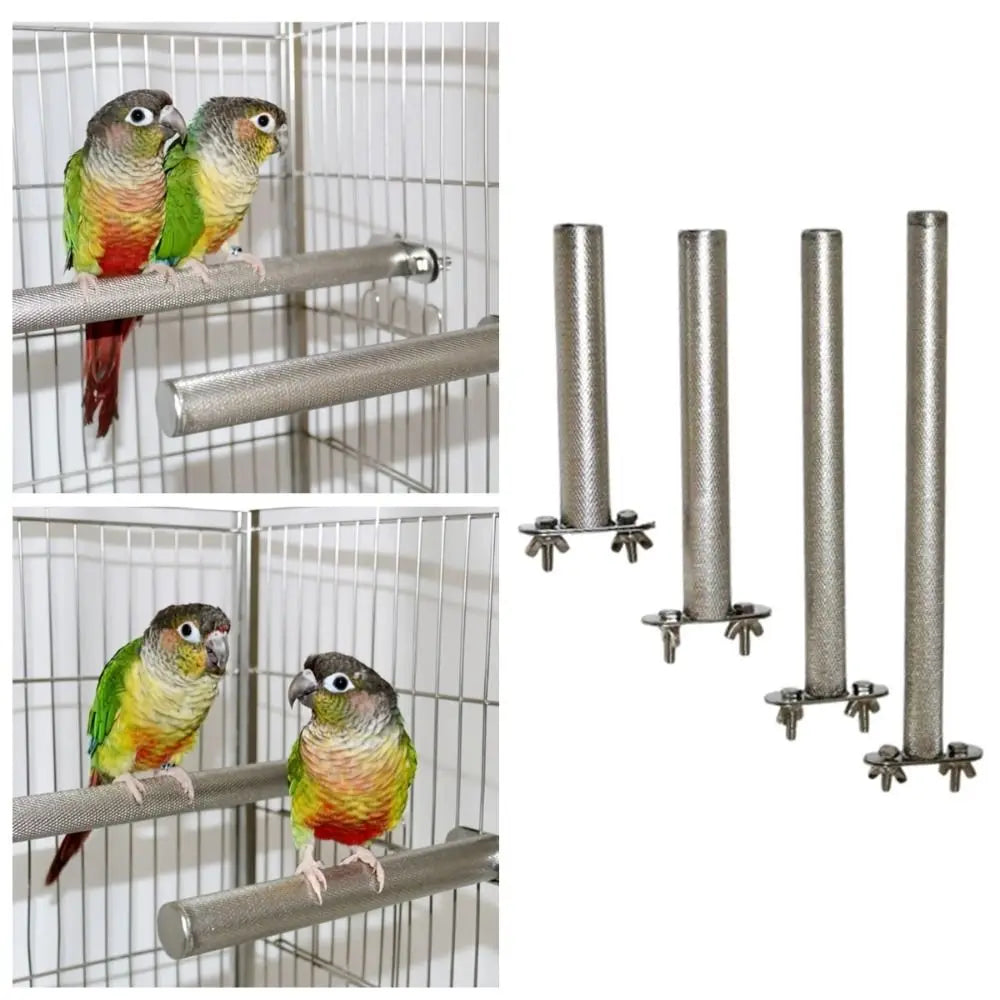 Stainless Steel Bird Perch Rod — 4 Lengths Available