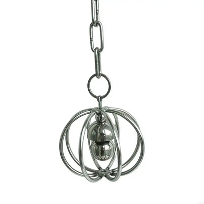 Stainless Steel Wire Ball Rattle Toy for Parrots