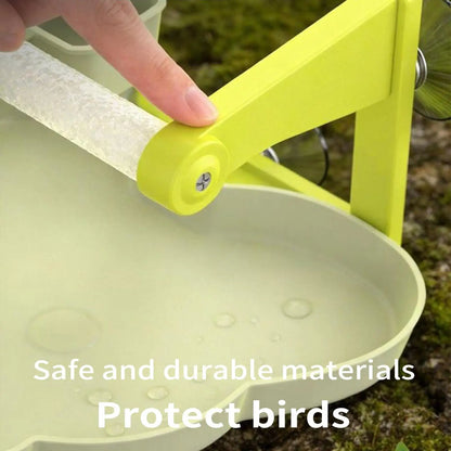 Suction Cup Window Perch & Feeding Station with Waste Basin | Bon Bon …