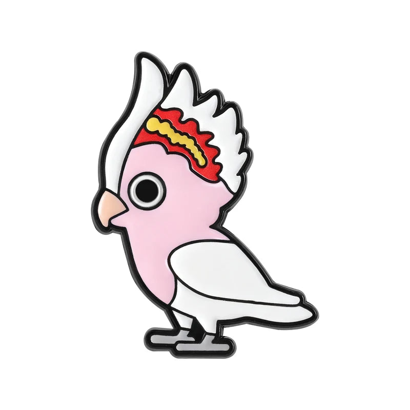 Parrot Enamel Pin | Bon Bon Bird Toys
