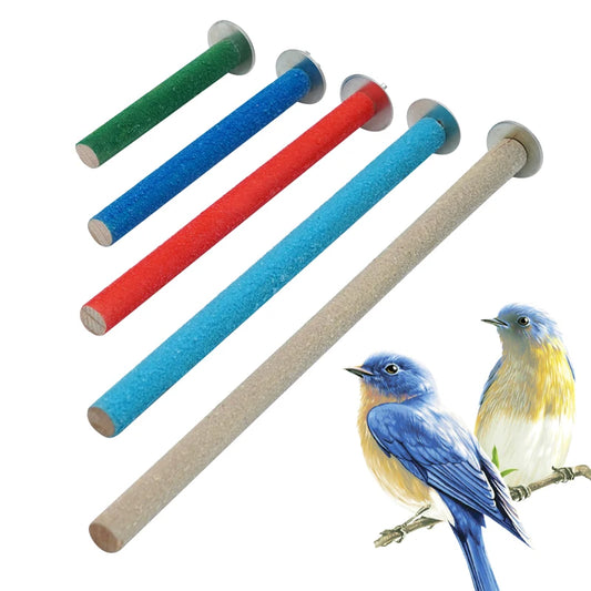Colorful Wooden Perch Stick for Small Birds | Bon Bon Bird Toys