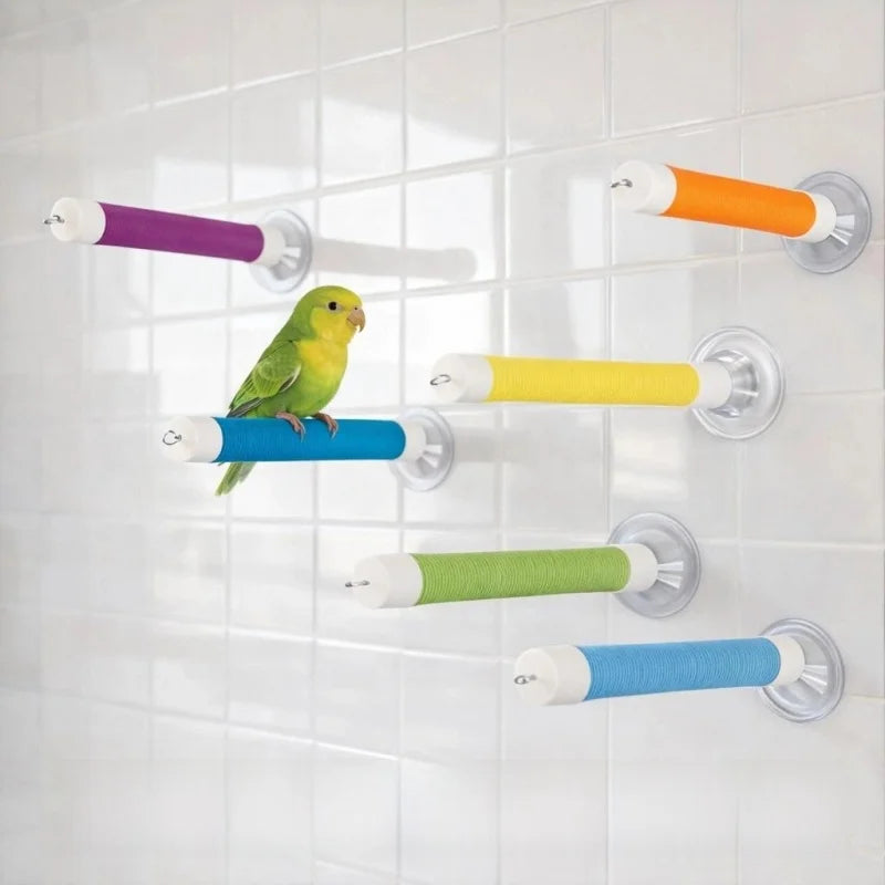 Suction Cup Window Perch for Birds | Bon Bon Bird Toys