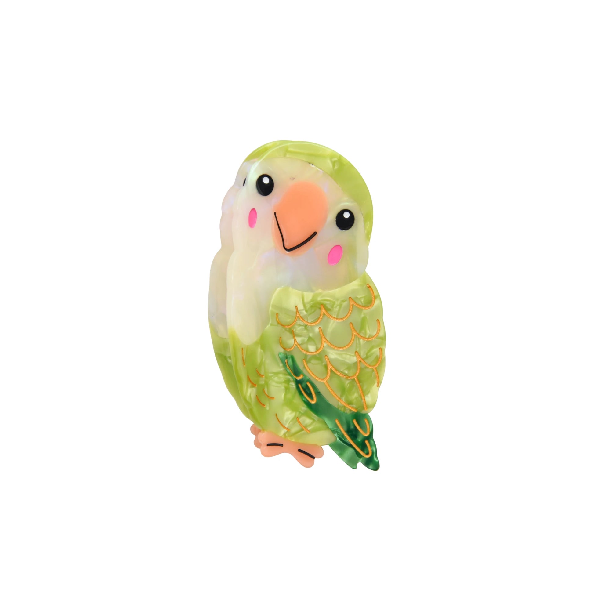 Lovebird Hair Claw Clip | Bon Bon Bird Toys