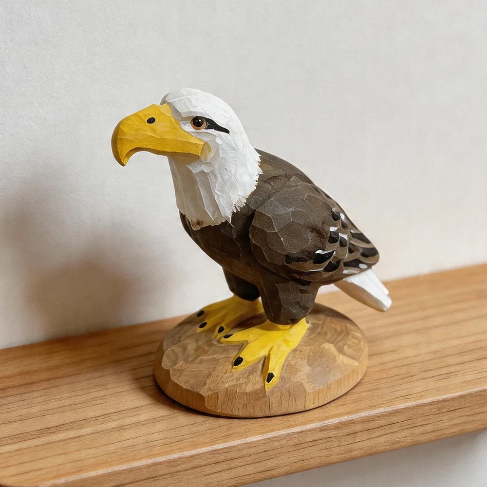 Hand-Carved Toucan & Tropical Bird Figurine | Bon Bon Bird Toys