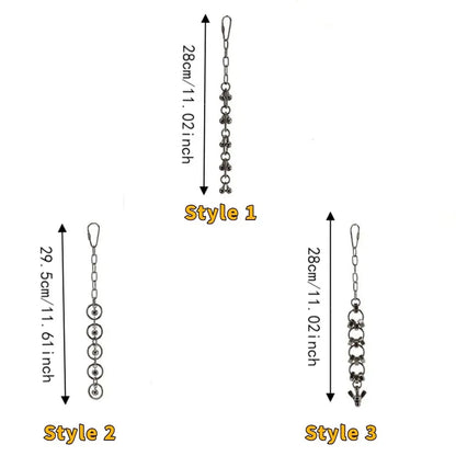 Stainless Steel Chain Toy for Birds | Bon Bon Bird Toys