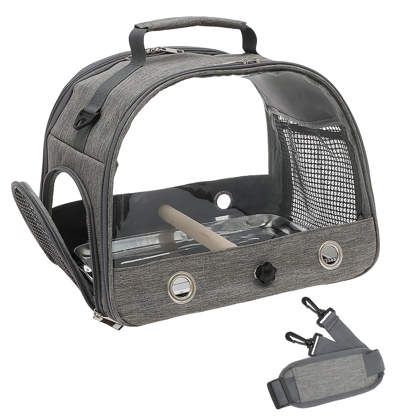 Ventilated Bird Travel Carrier Bag | Bon Bon Bird Toys