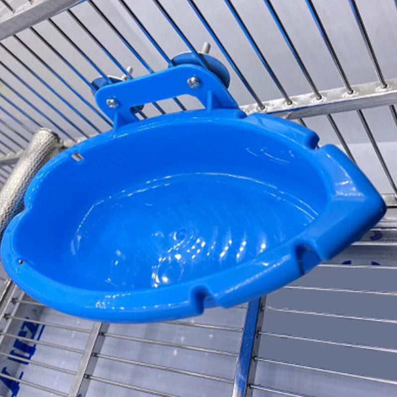 Cage-Mount Bird Bath for Small Birds | Bon Bon Bird Toys