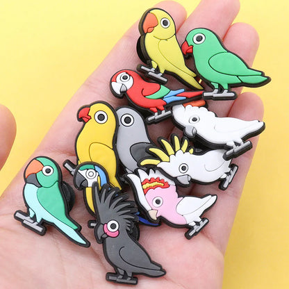 Parrot Croc Charms 11-Piece Set | Bon Bon Bird Toys