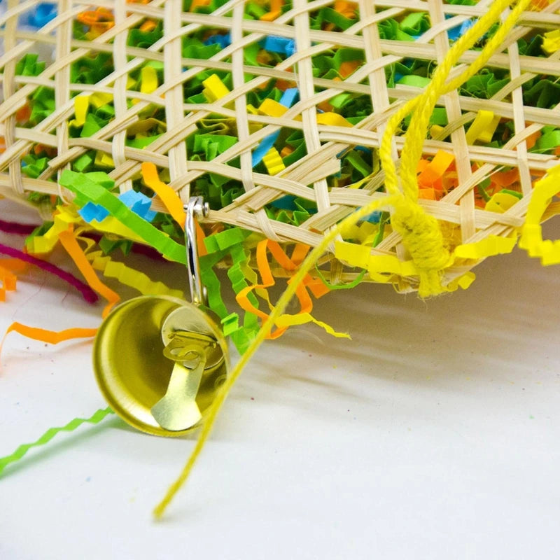 Colorful Shredded Paper Bird Toy Refill | Bon Bon Bird Toys