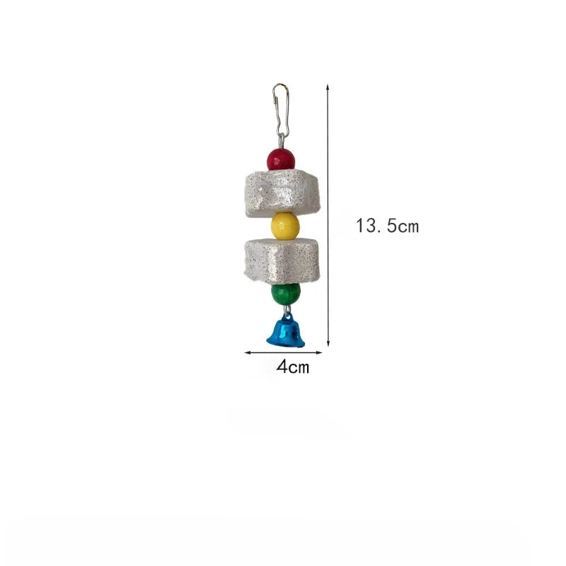 Mineral Stone Beak Grinding Toy for Birds | Bon Bon Bird Toys