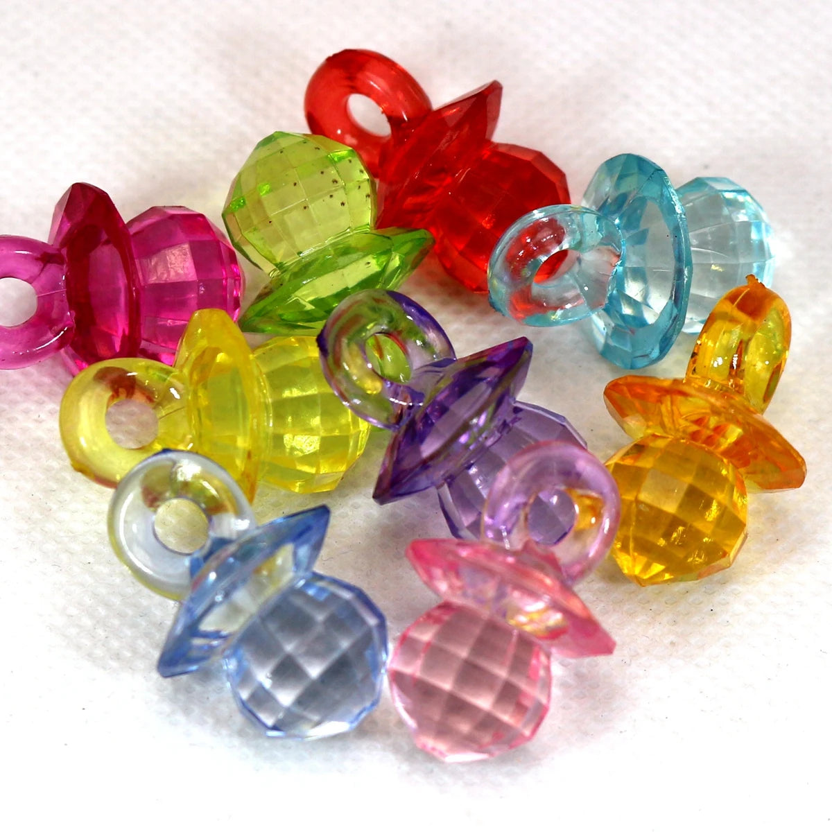 Acrylic Pacifier Pendants for DIY Bird Toys