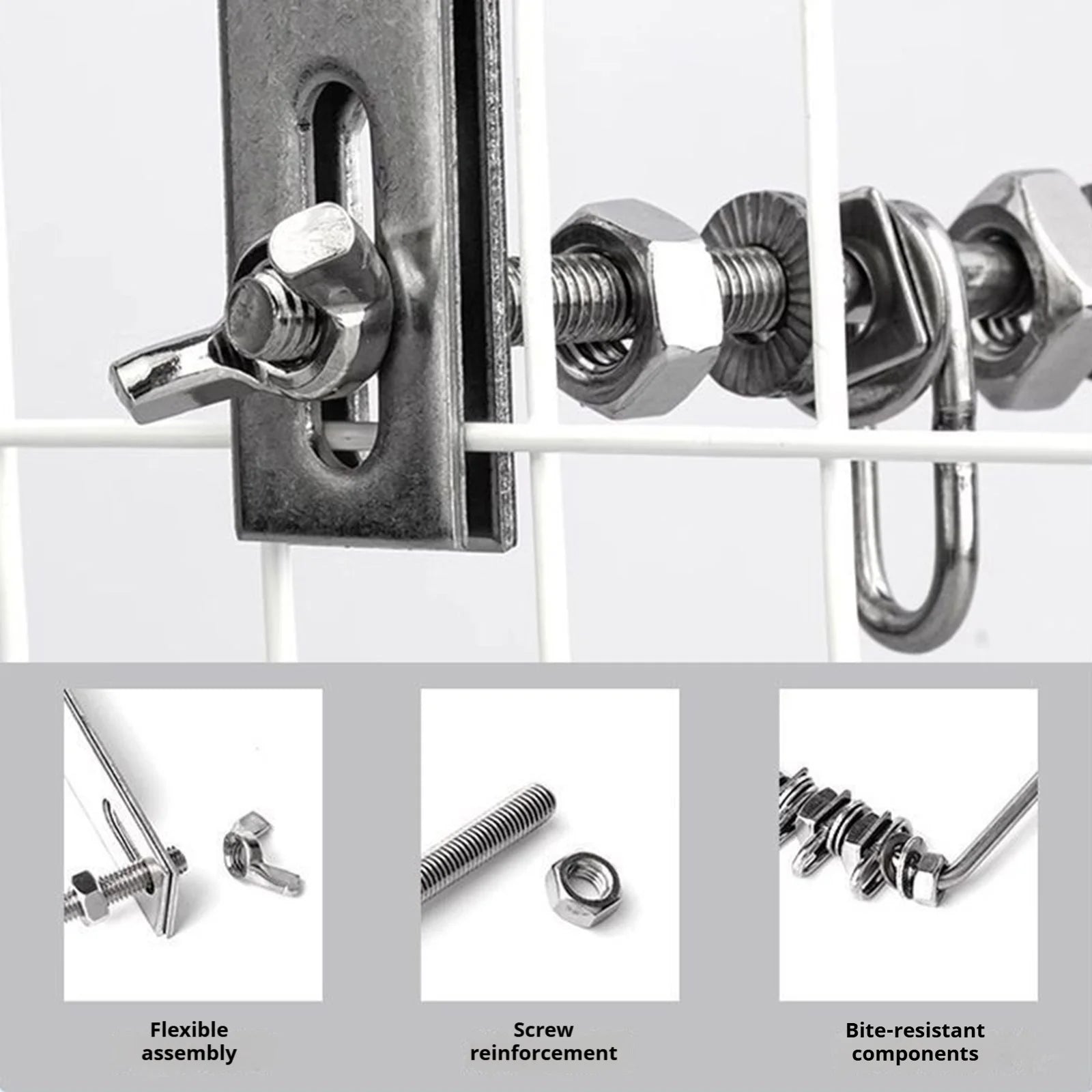 Handmade Stainless Steel Hardware Perch Bar for Birds