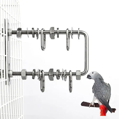 304 Stainless Steel Parrot Puzzle Toy | Bon Bon Bird Toys