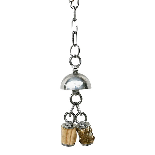 Stainless Steel Bell Toy for Large Parrots | Bon Bon Bird Toys