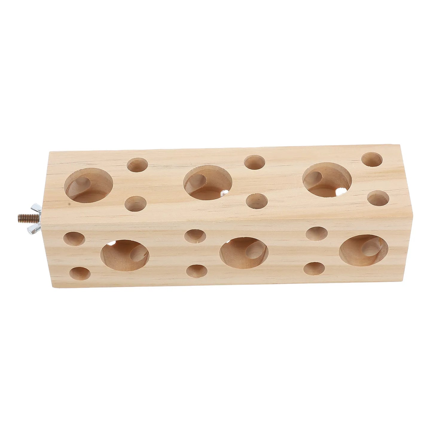 Natural Wood Tree Hollow Chew Perch for Birds | Bon Bon Bird Toys