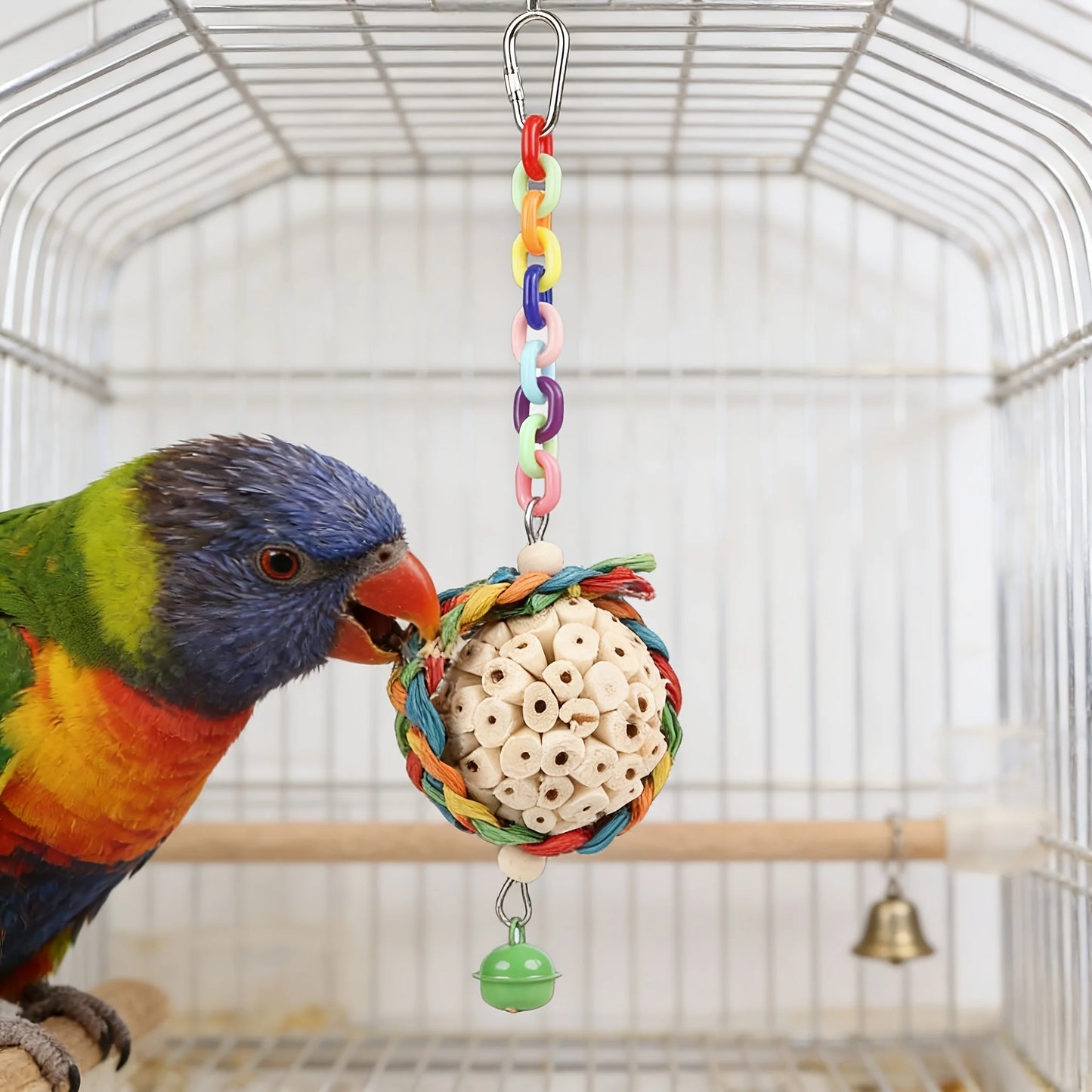 Sola Ball Hanging Bird Toy | Bon Bon Bird Toys