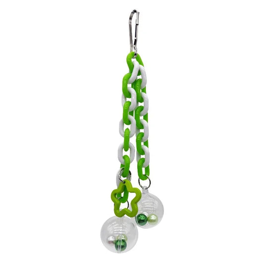 Transparent Hanging Ball Toy for Birds | Bon Bon Bird Toys