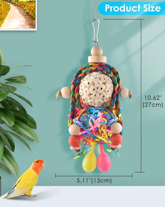 Bird Shredder Doll Toy | Bon Bon Bird Toys