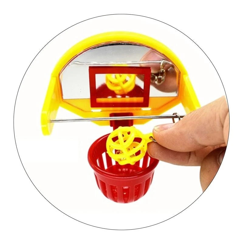 Mini Basketball Hoop Toy for Birds | Bon Bon Bird Toy