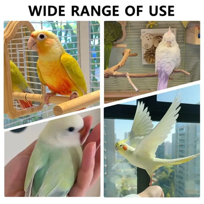 Rotating Wooden Perch Swing for Birds | Bon Bon Bird Toys