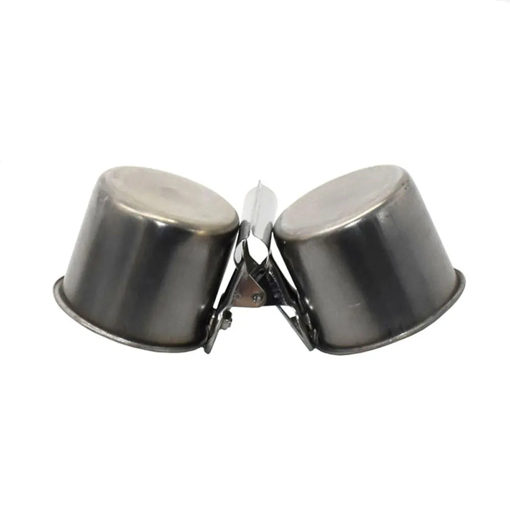 Stainless Steel Bird Feeding Cups for Cages