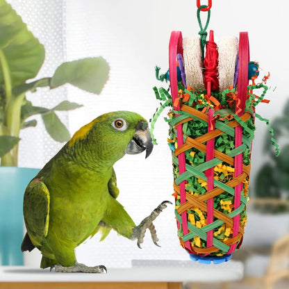 Shreddable Bamboo Basket Bird Toy 2-Pack | Bon Bon Bird Toys