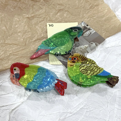 Parrot Hair Claw Clip