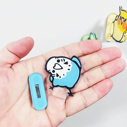 Chubby Bird Acrylic Fridge Magnets | Bon Bon Bird Toys