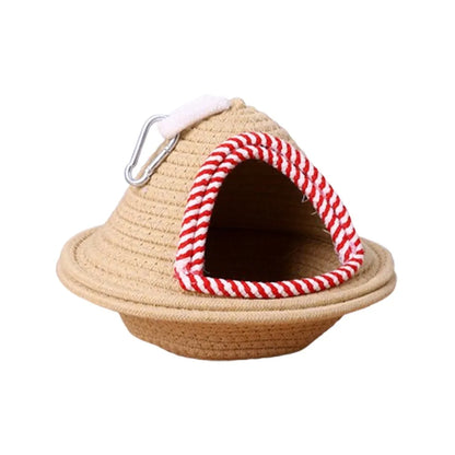 Handwoven Cotton Bird Nest | Bon Bon Bird Toys