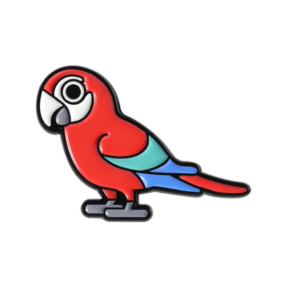 Parrot Enamel Pin | Bon Bon Bird Toys