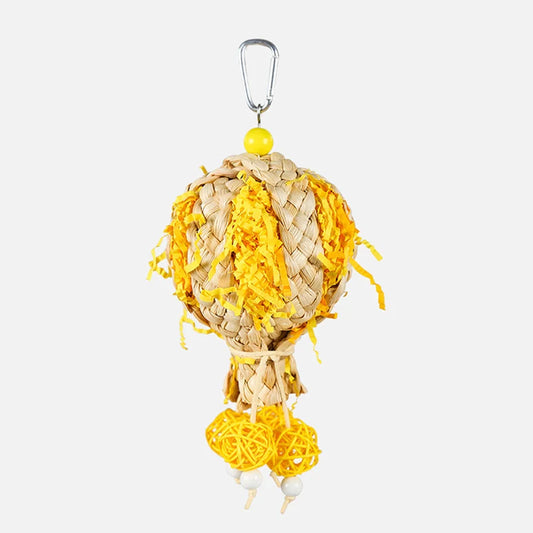 Woven Rattan Ball Bird Toy | Bon Bon Bird Toys