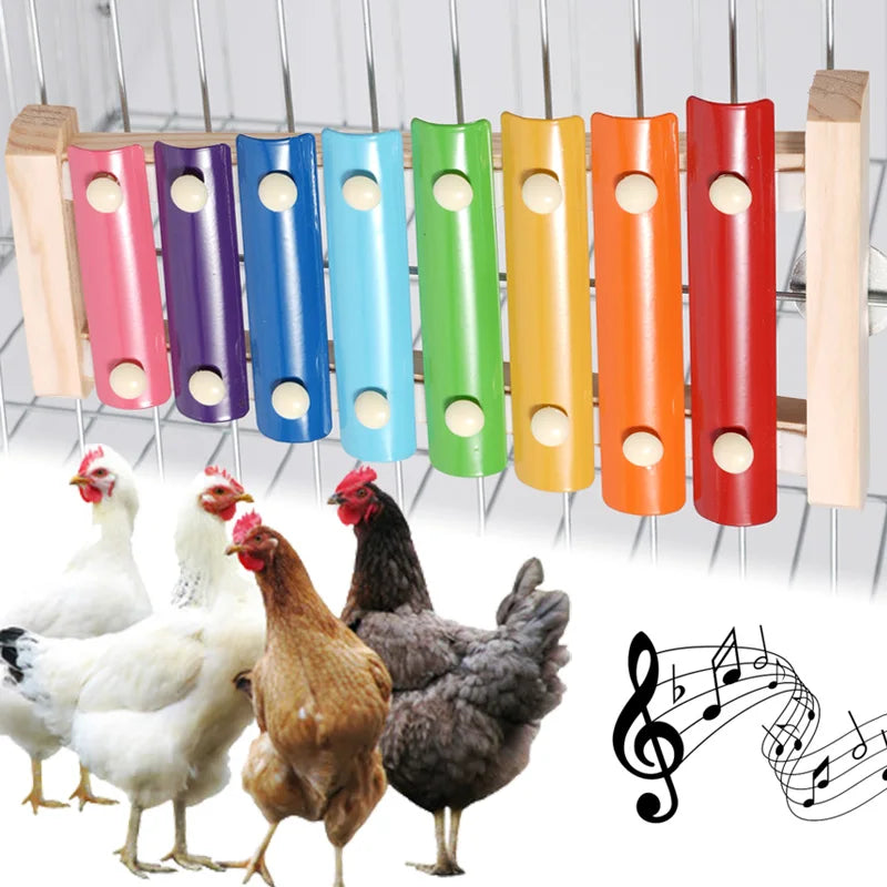 Wooden Xylophone Pecking Toy for Birds | Bon Bon Bird Toys