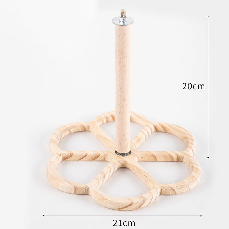 Rotating Windmill Perch Stand for Small Birds | Bon Bon Bird Toys