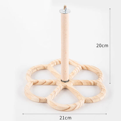 Rotating Windmill Perch Stand for Small Birds | Bon Bon Bird Toys