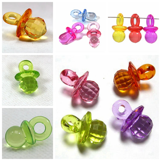 Acrylic Pacifier Pendants for DIY Bird Toys
