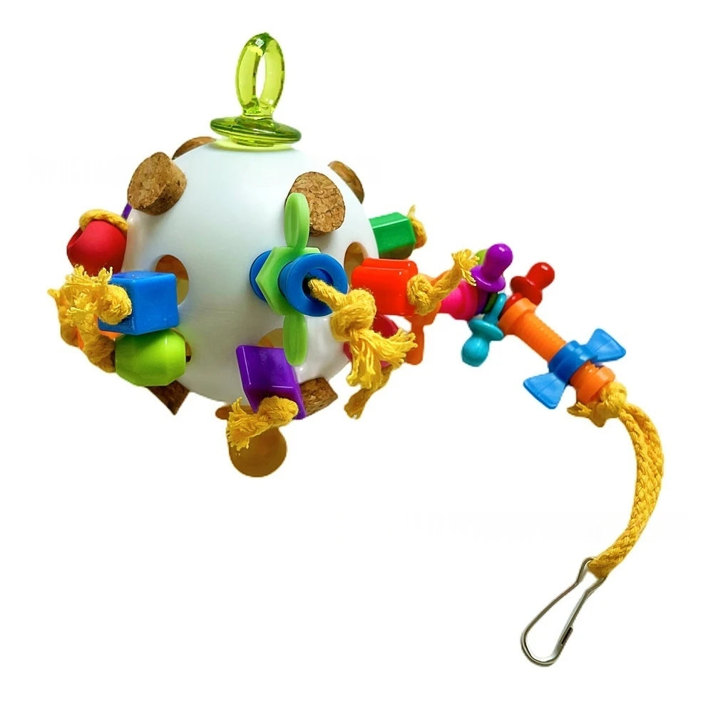 Foraging Ball Puzzle Toy for Medium Parrots | Bon Bon Bird Toys