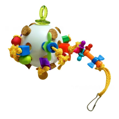 Foraging Ball Puzzle Toy for Medium Parrots | Bon Bon Bird Toys
