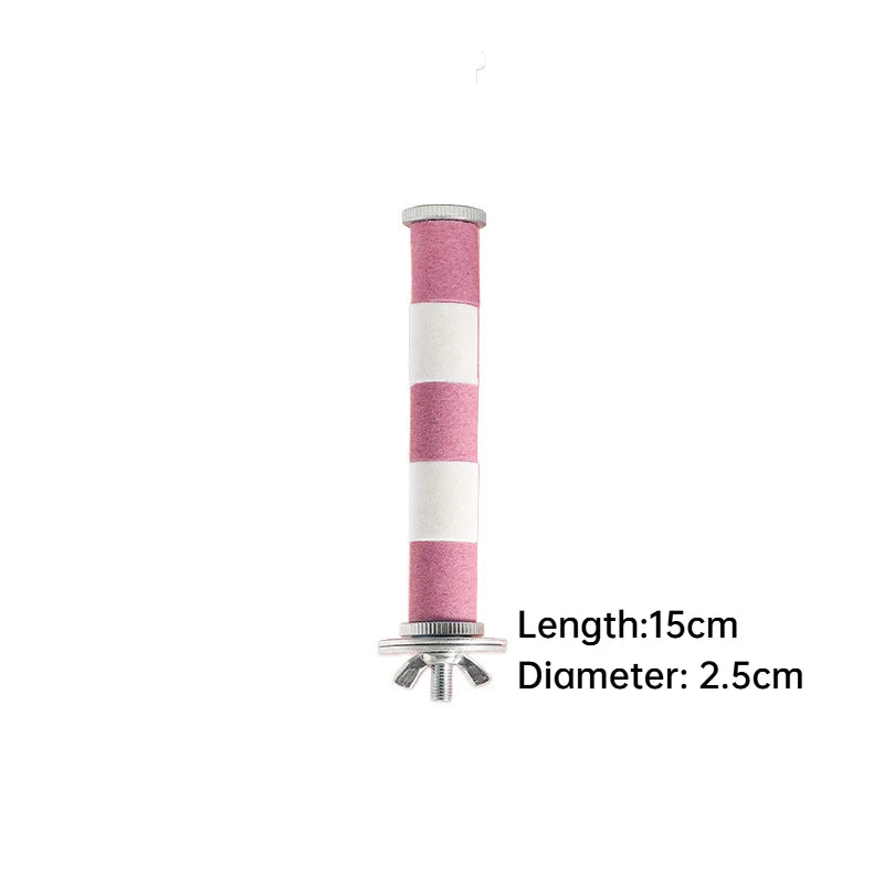 Sandstone Grinding Perch for Birds — Multiple Sizes | Bon Bon Bird Toys