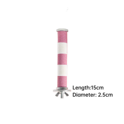 Sandstone Grinding Perch for Birds — Multiple Sizes | Bon Bon Bird Toys