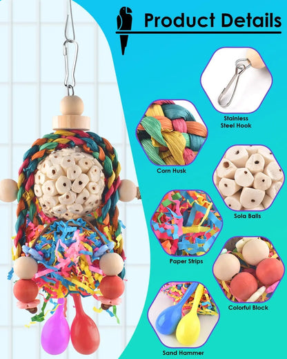 Bird Shredder Doll Toy | Bon Bon Bird Toys