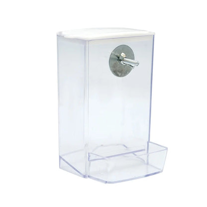 Gravity Bird Seed Feeder with Dustproof Lid 