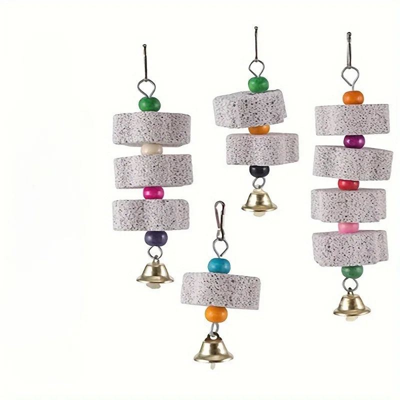 Mineral Stone Beak Grinding Toy for Birds | Bon Bon Bird Toys