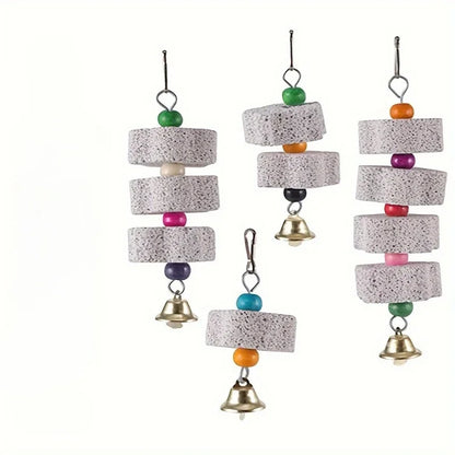 Mineral Stone Beak Grinding Toy for Birds | Bon Bon Bird Toys